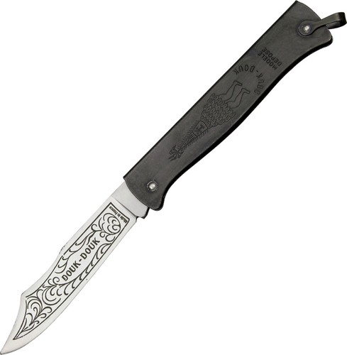Douk black folded steel - black,